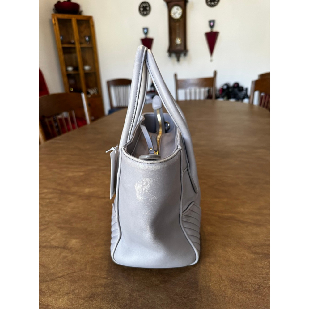 Miu Miu Beige Leather Tote Bag - Picture 6 of 14